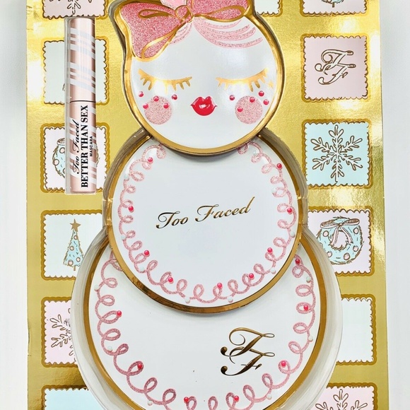TOO FACED, LET IT SNOW, HOLIDAY 4PC MAKEUP COLLECTION, NIB - Picture 2 of 8